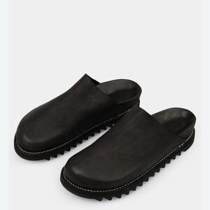 New GUIDI Black BRK05 Loafers Size 40